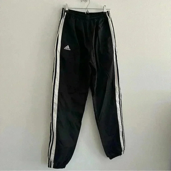 Vintage Adidas Men’s Track Sweatpants Black Sz M - Picture 1 of 9
